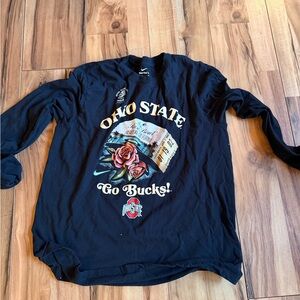 Nike Black Ohio State Long Sleeve Tee Rose bowl 2019
